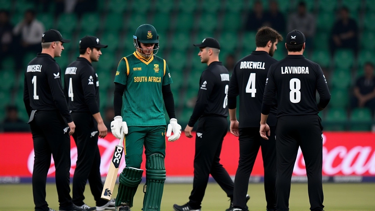 NZ crush SA in Champions Trophy semi, set up Dubai final vs India